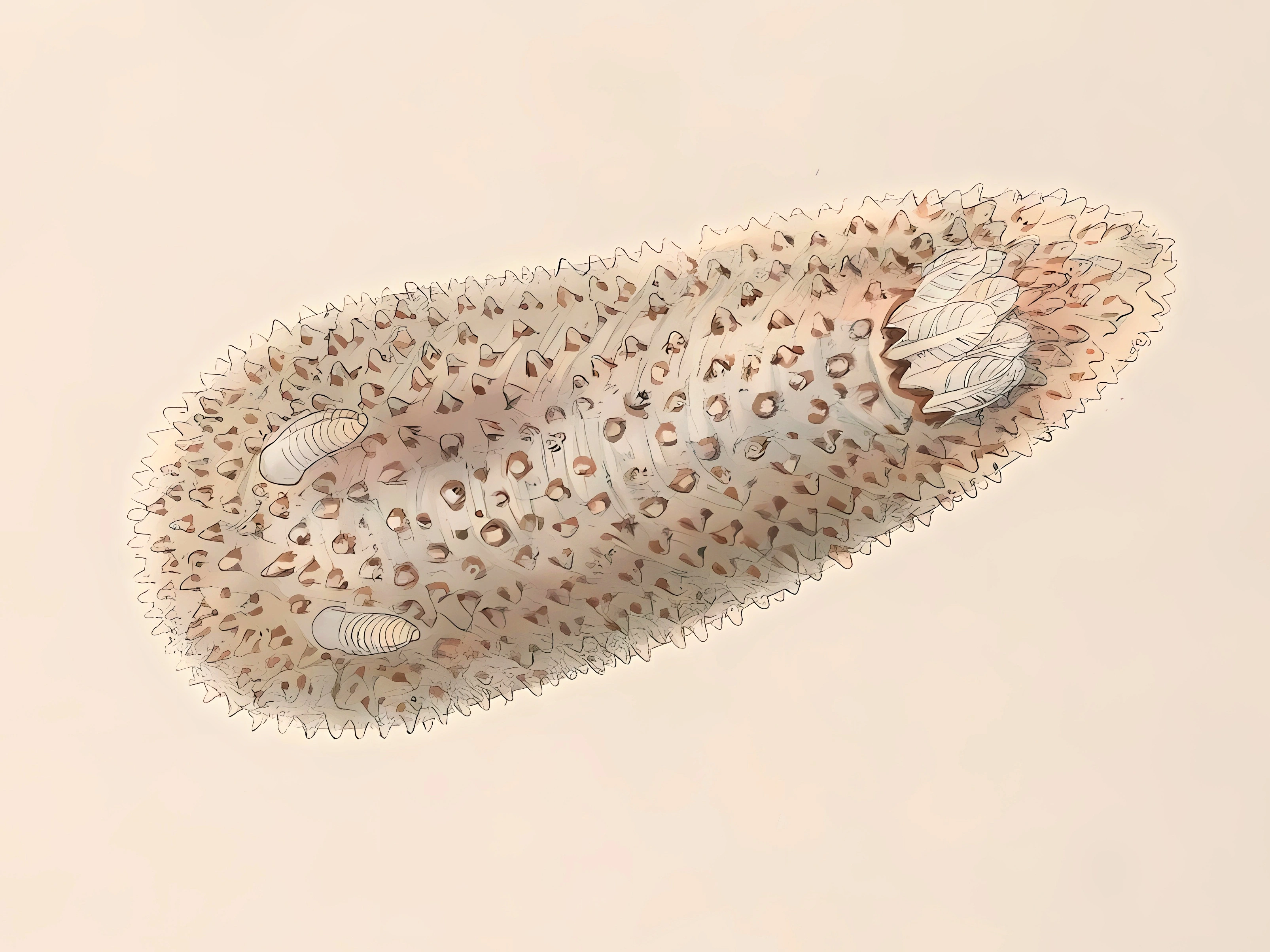 Snegler: Atalodoris oblonga.