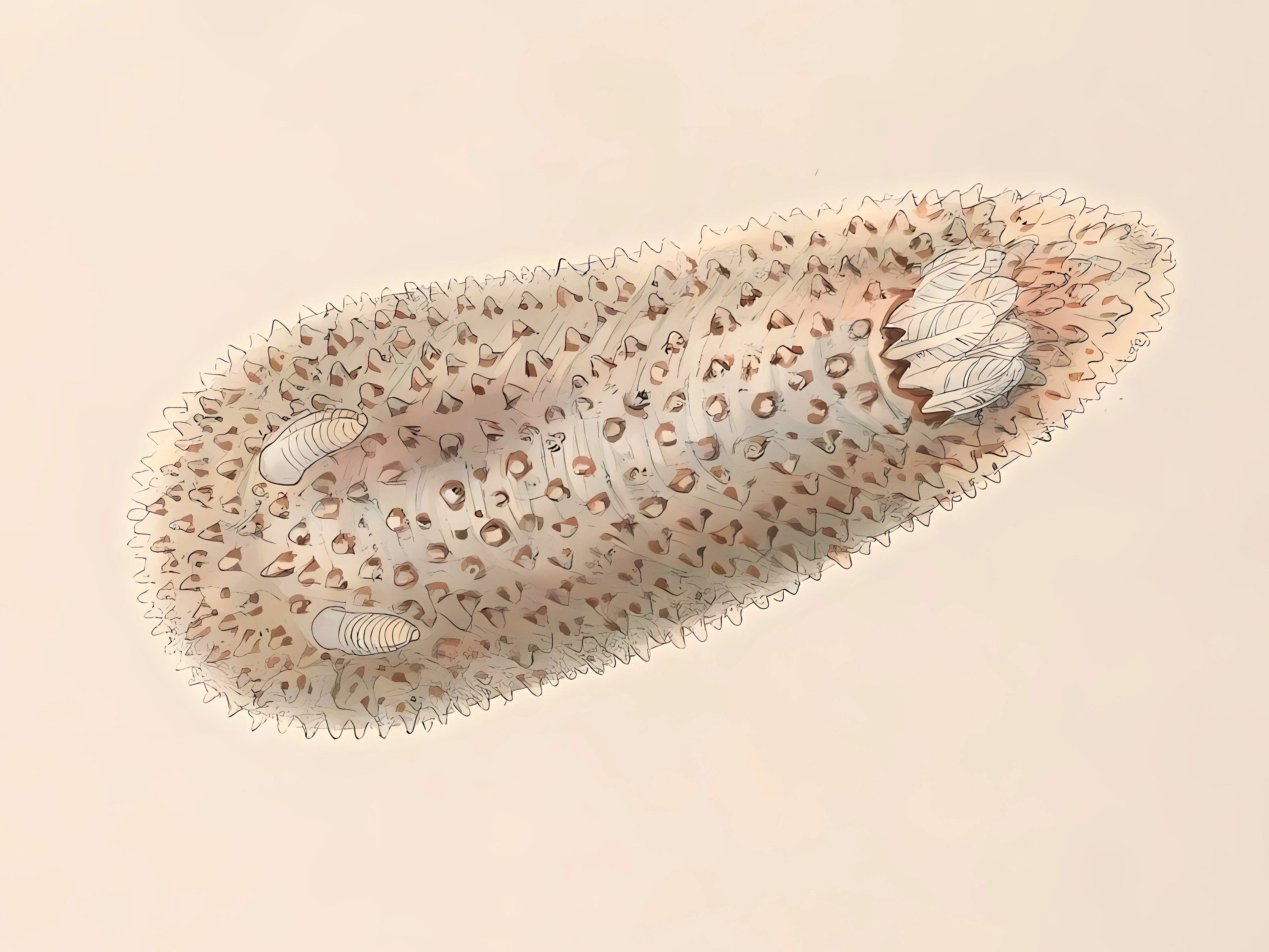 Nakensnegler: Atalodoris oblonga.