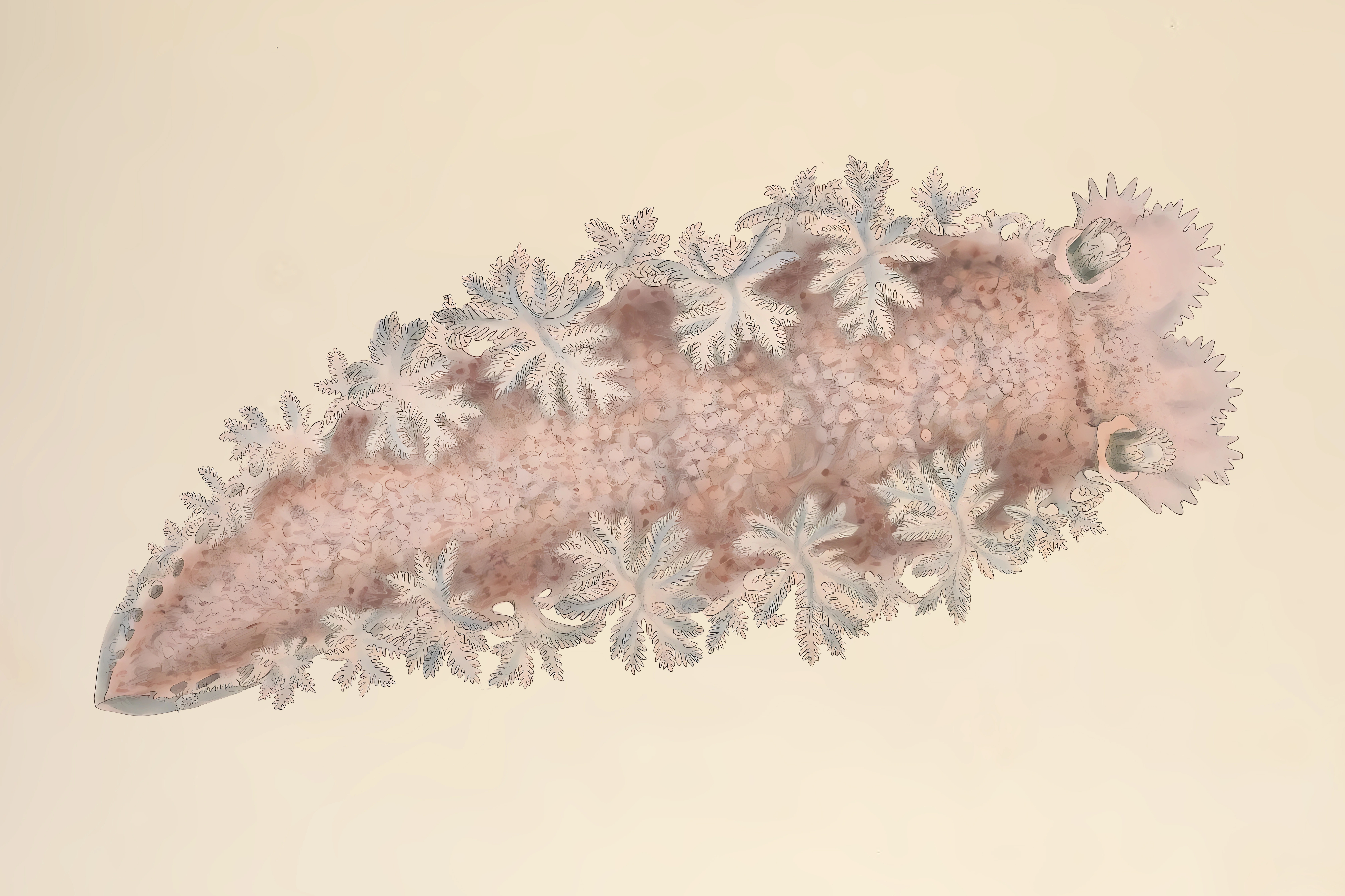 Nakensnegler: Tritonia hombergii.